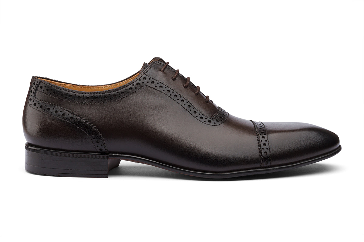 ATHENS - BROWN LEATHER SHOES