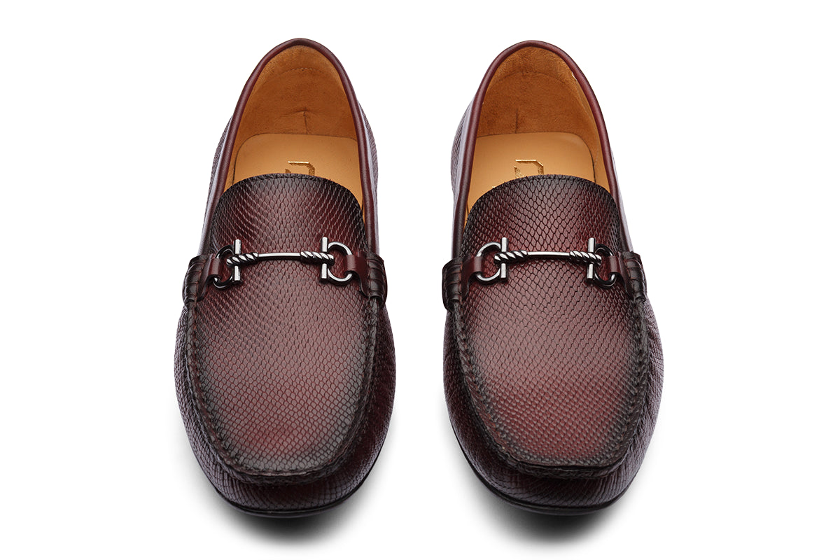 MADRID - BORDO LEATHER SHOES
