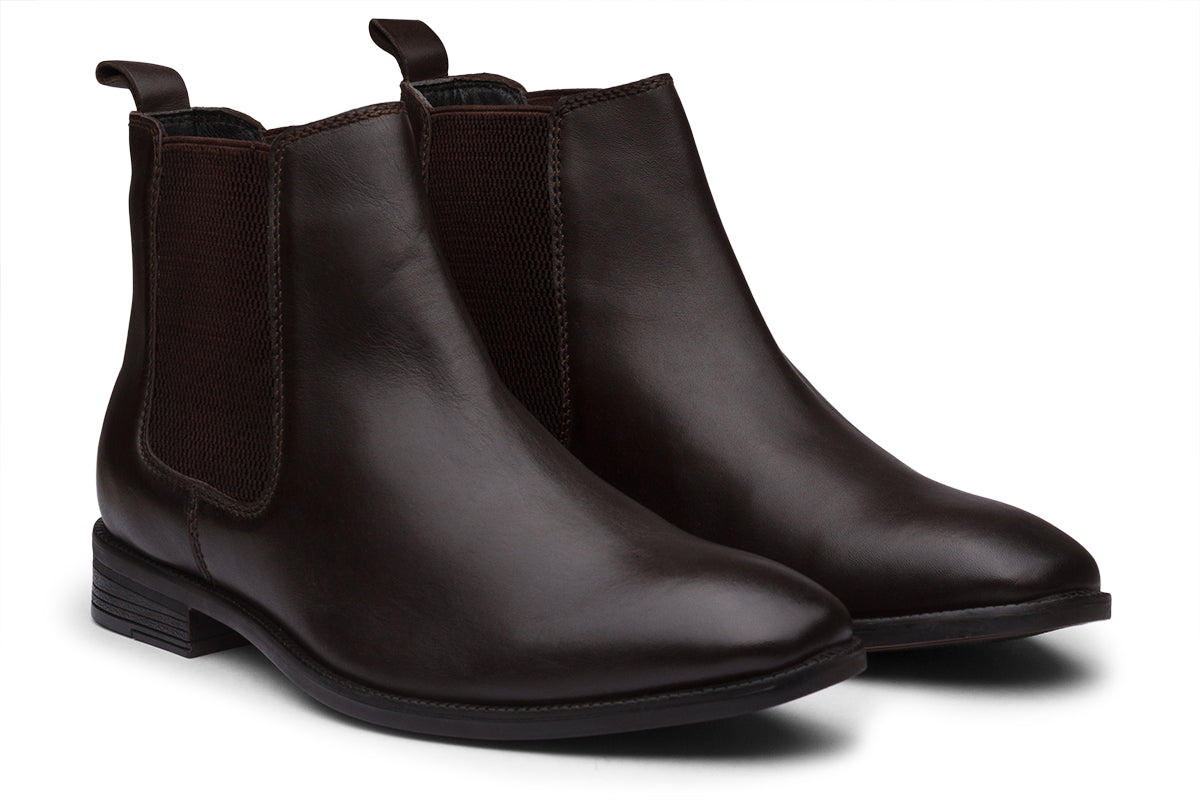 CHELSEA BOOTS - BROWN LEATHER SHOES â DABLR. Shoes
