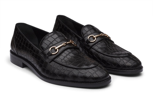 STOCKHOLM - BLACK LEATHER SHOES