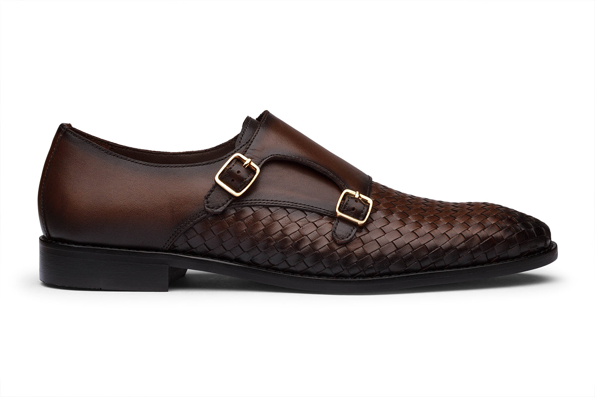 AMSTERDAM - CHESTNUT BROWN LEATHER SHOES