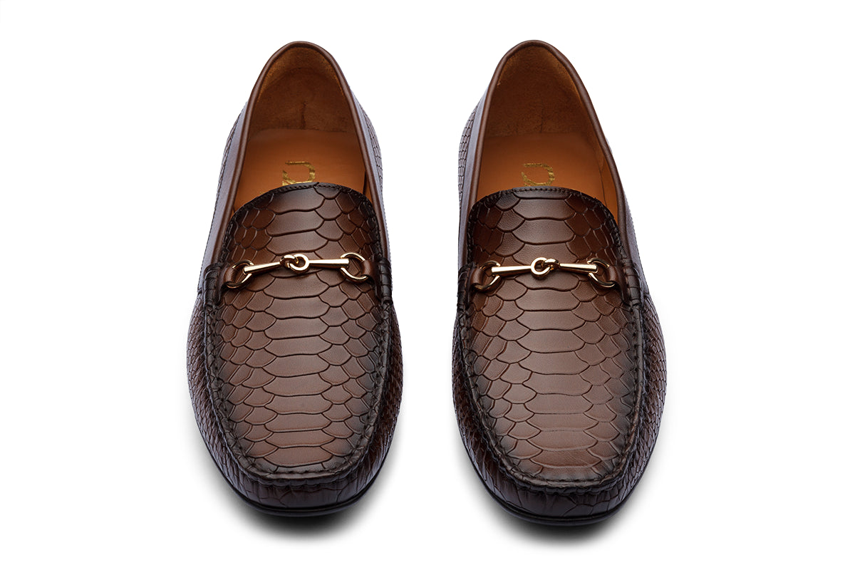 PARIS - CHESTNUT BROWN LEATHERSHOES