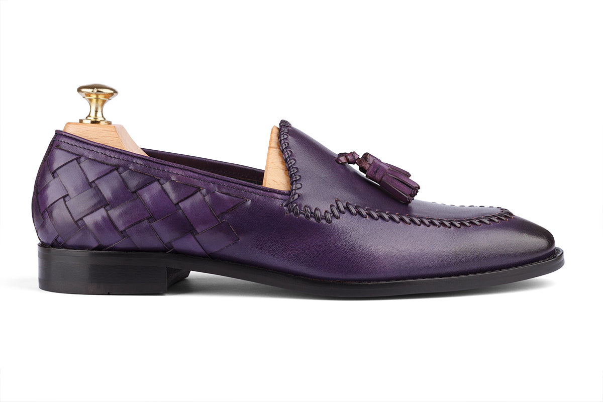 MILANO - VIOLA HAND PATINA LEATHER SHOES