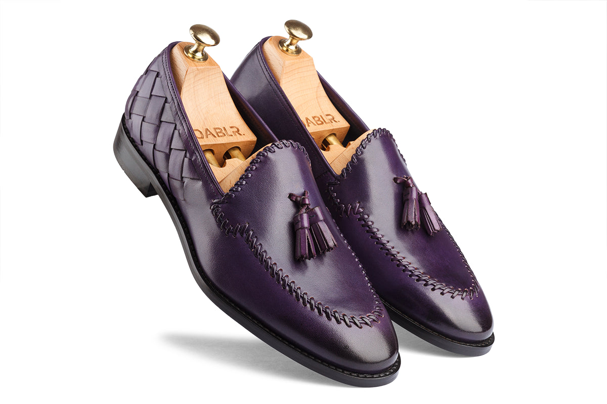 MILANO - VIOLA HAND PATINA LEATHER SHOES