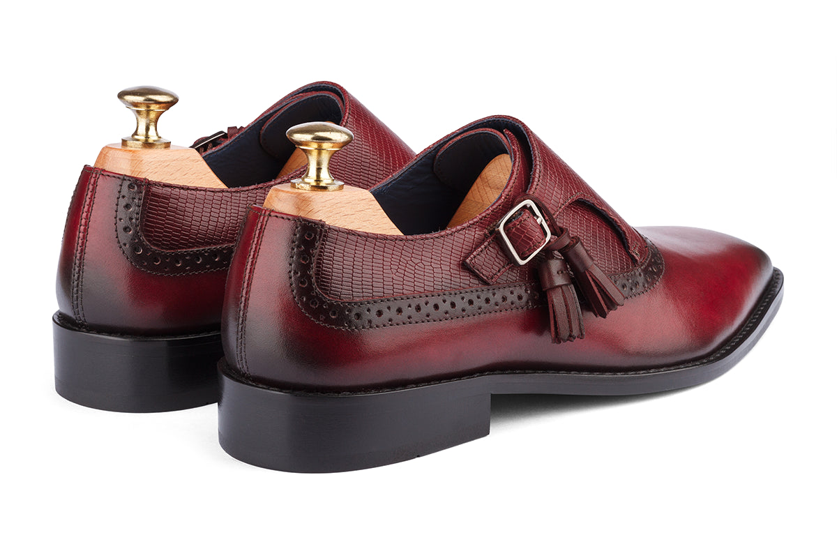ARTURO - BORDO HAND PATINA LEATHER SHOES