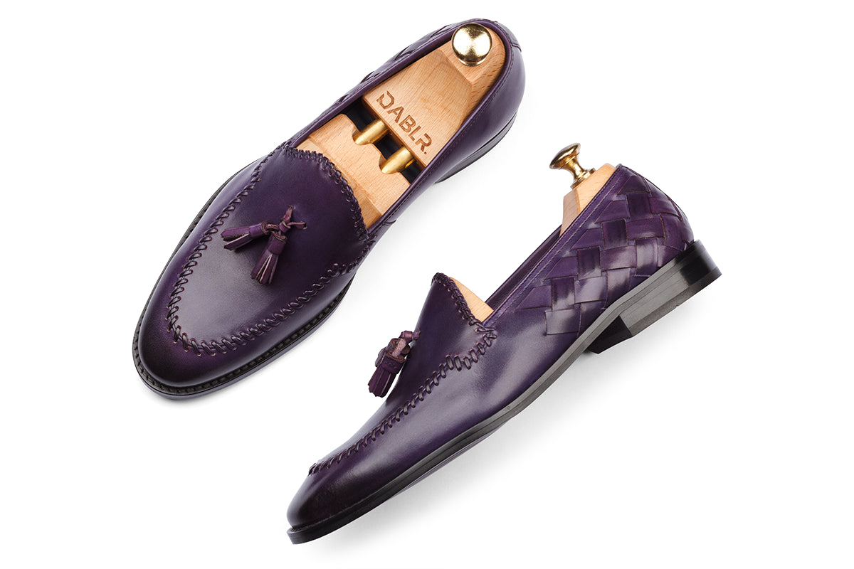 MILANO - VIOLA HAND PATINA LEATHER SHOES