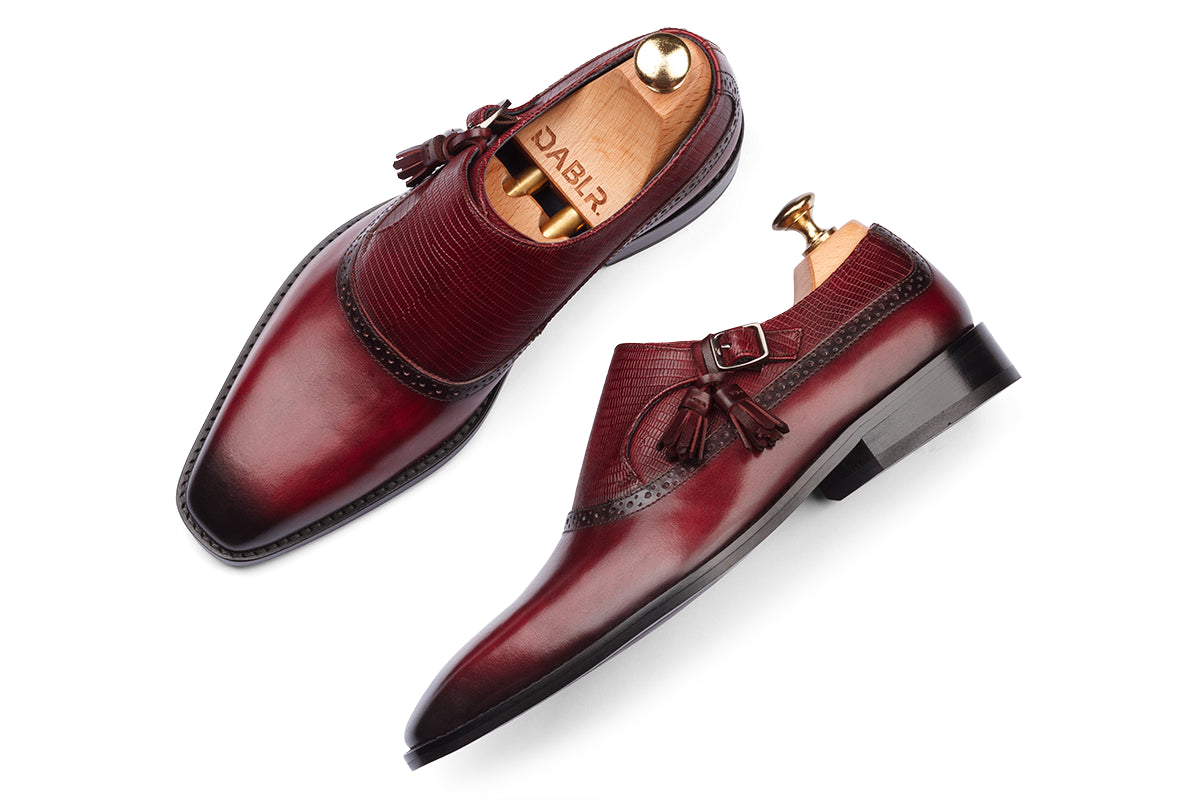 ARTURO - BORDO HAND PATINA LEATHER SHOES