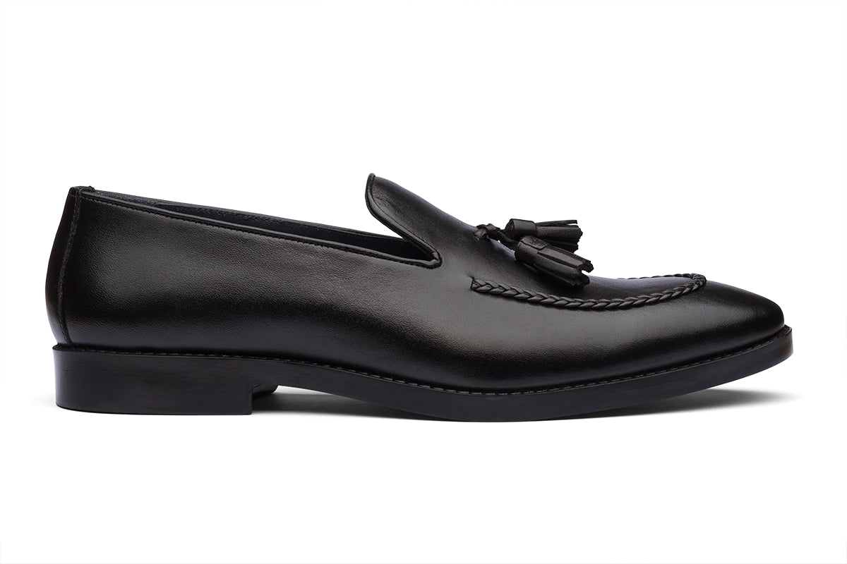BUDAPEST - BLACK LEATHER SHOES