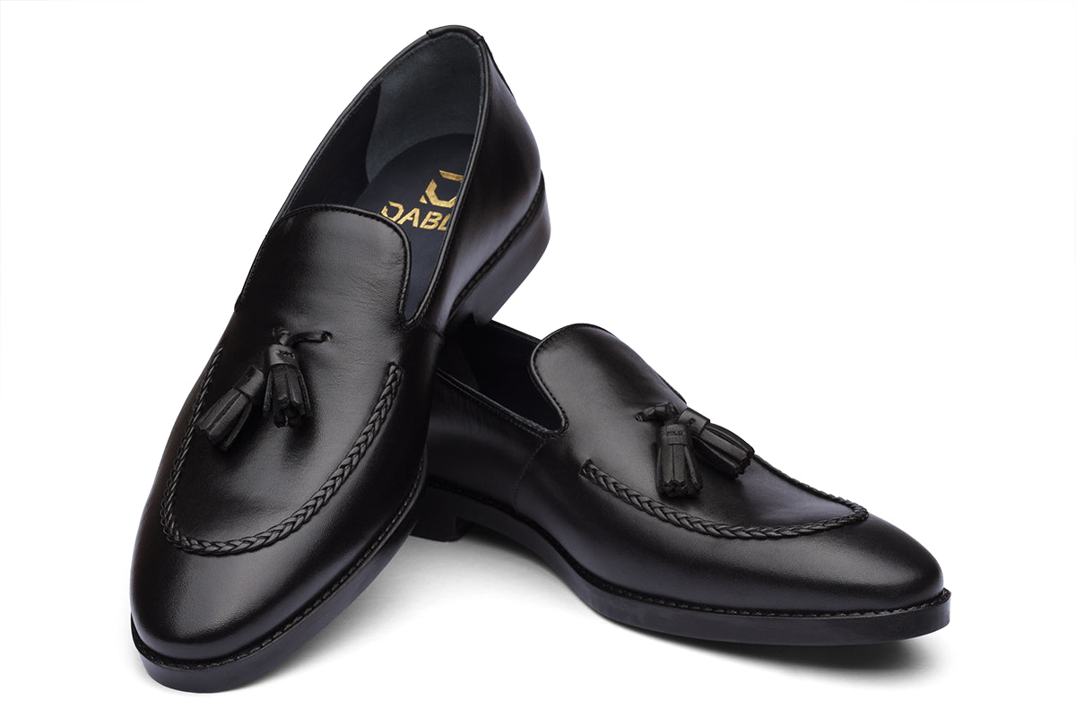 BUDAPEST - BLACK LEATHER SHOES