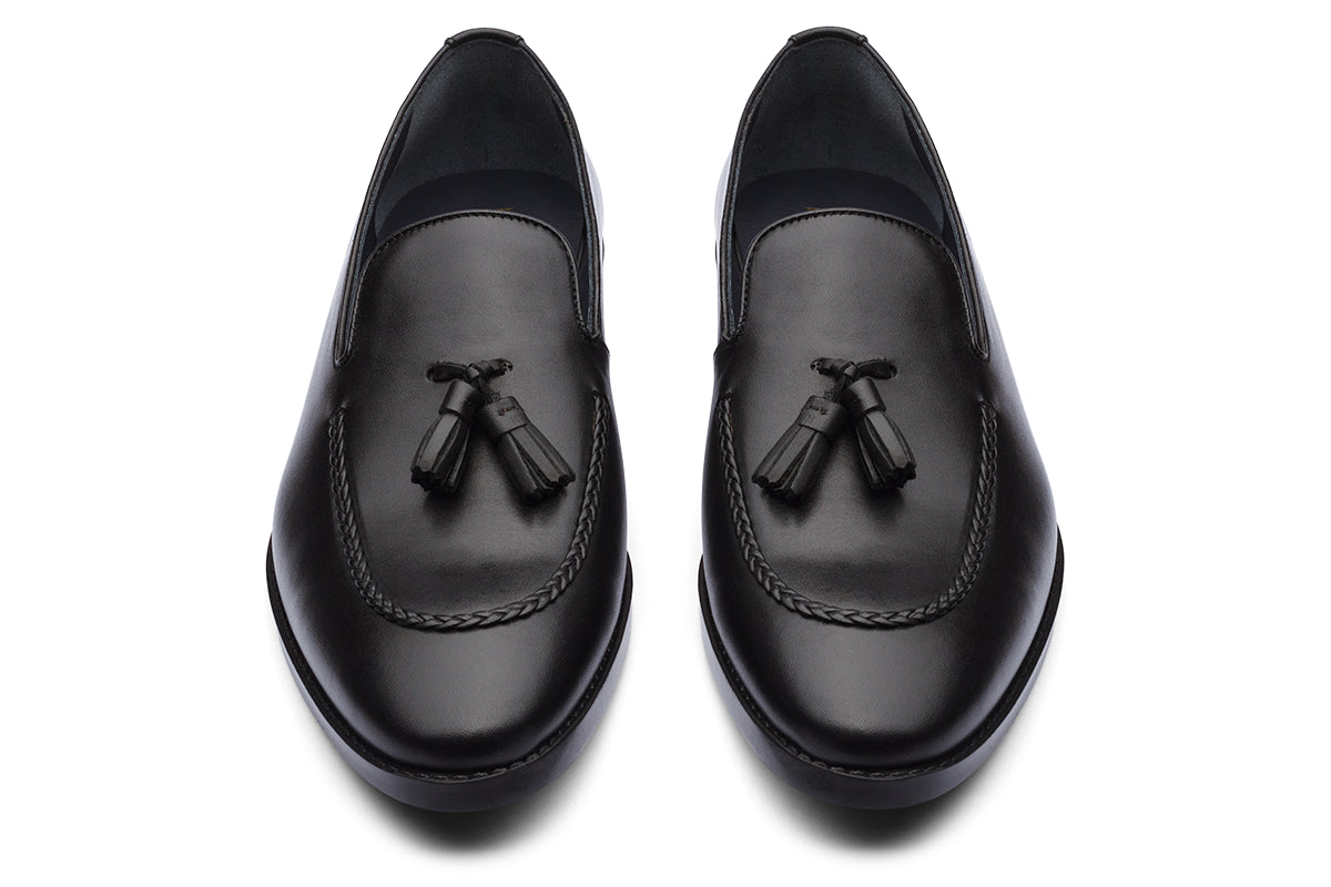 BUDAPEST - BLACK LEATHER SHOES