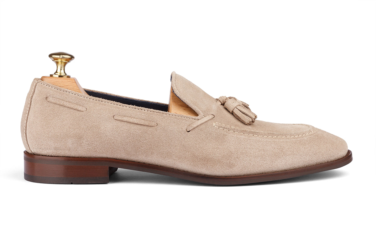 FLORENCE - CAMEL SUEDE LEATHER SHOES