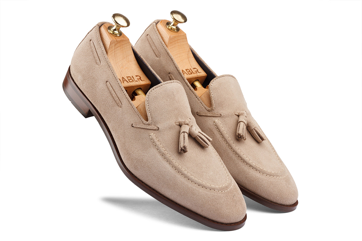 FLORENCE - CAMEL SUEDE LEATHER SHOES