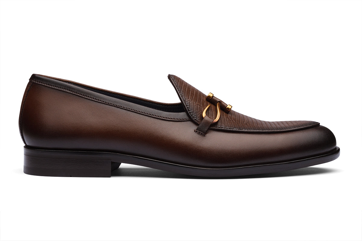 BELGRADE - CHESTNUT BROWN LEATHER SHOES