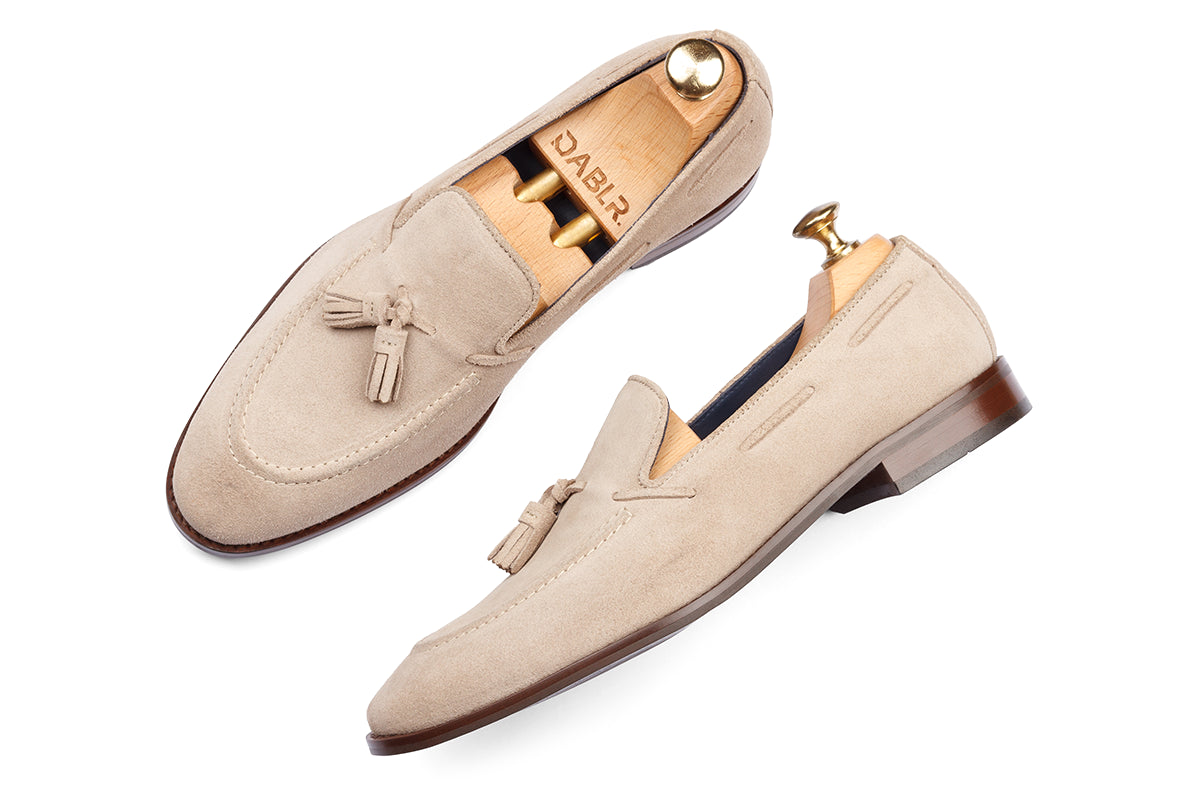 FLORENCE - CAMEL SUEDE LEATHER SHOES