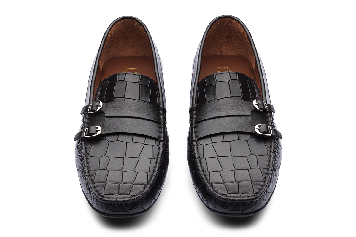 PRAGUE - BLACK LEATHER SHOES