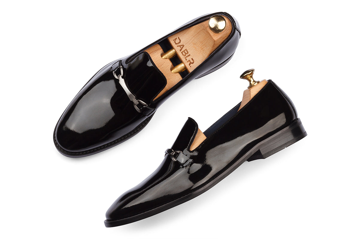 IVAR - GLOSSY PATENT BLACK LEATHER SHOES