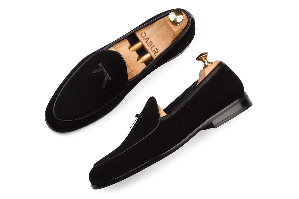ROLLO - BLACK SUEDE LEATHER SHOES