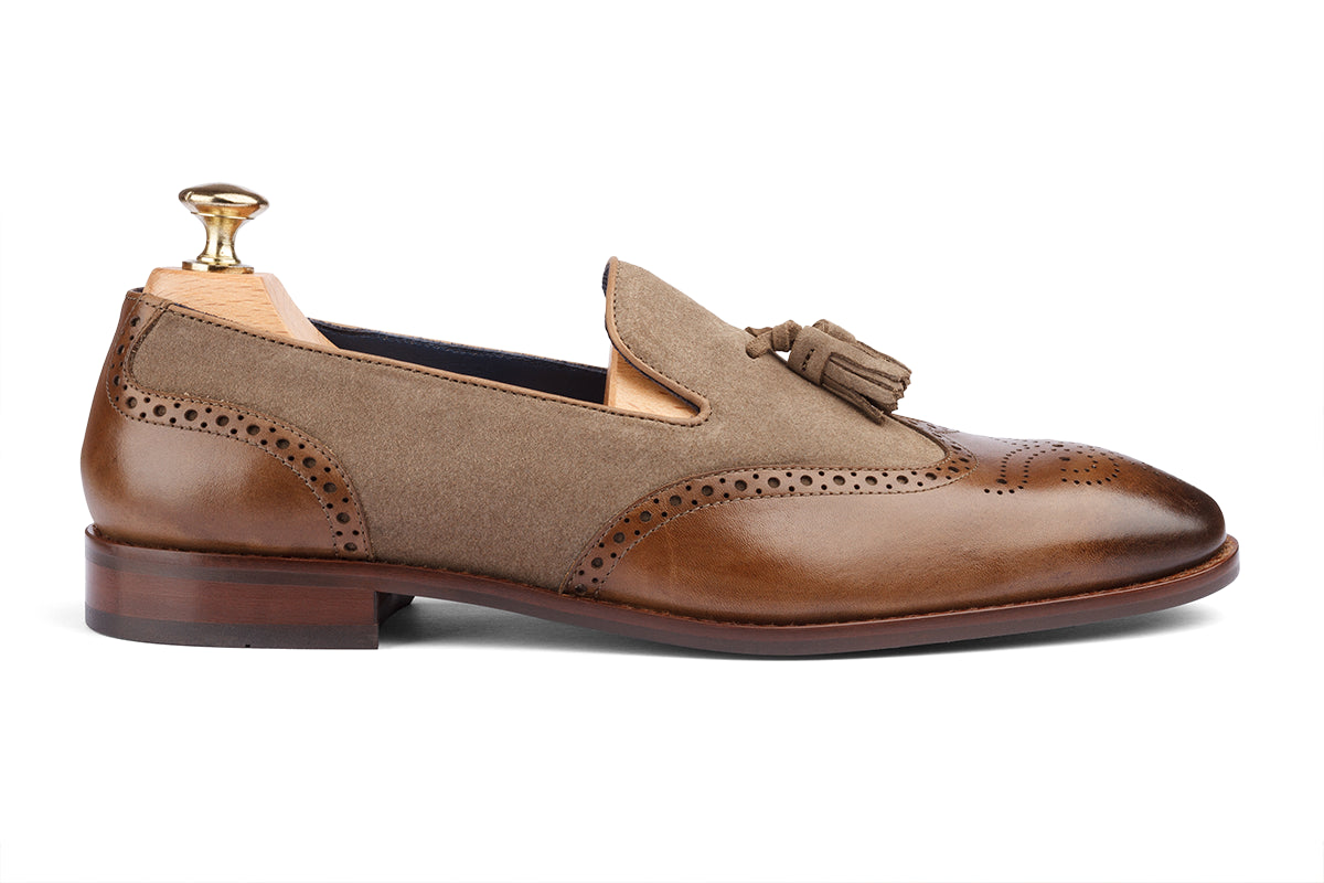 BILBAO - OLIVIA HAND PATINA LEATHER SHOES