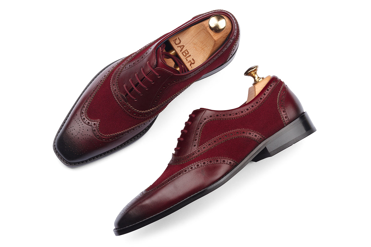 KRAKOW - BORDO HAND PATINA LEATHER SHOES