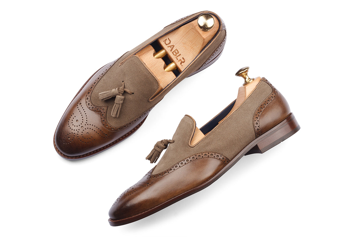 BILBAO - OLIVIA HAND PATINA LEATHER SHOES