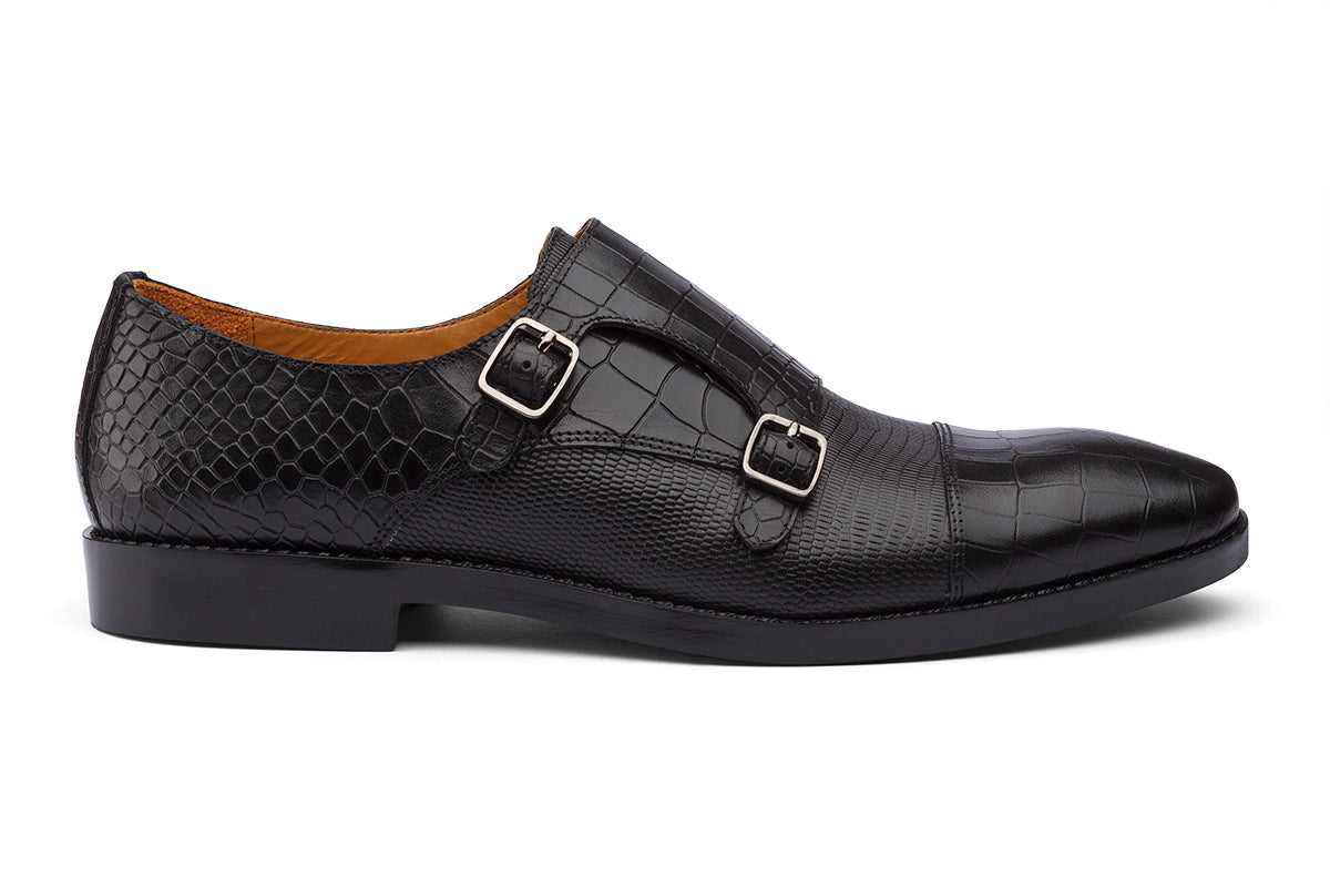 DENVER - BLACK LEATHER SHOES