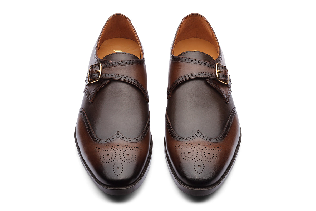 NAIROBI - CHESTNUT BROWN LEATHER SHOES