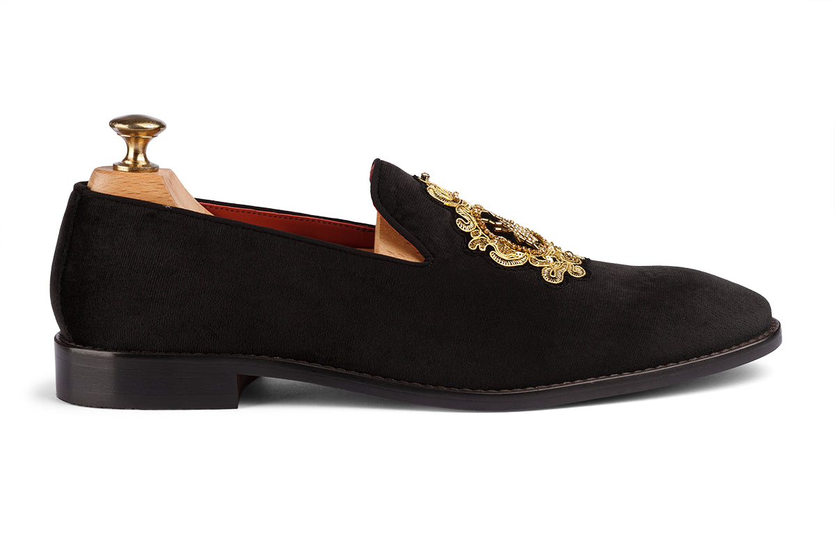 NAPOLI - SPIDER EMBROIDERY BLACK