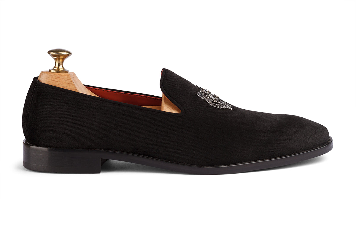 NAPOLI - TIGER EMBROIDERY BLACK