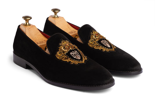NAPOLI - SHEILD EMBROIDERY BLACK