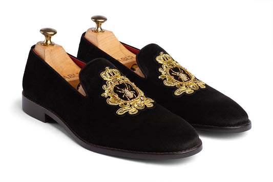 NAPOLI - SPIDER EMBROIDERY BLACK