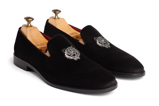 NAPOLI - TIGER EMBROIDERY BLACK
