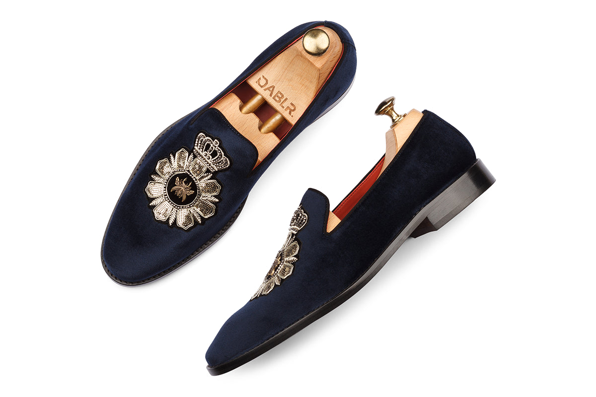 NAPOLI - BUG EMBROIDERY BLUE