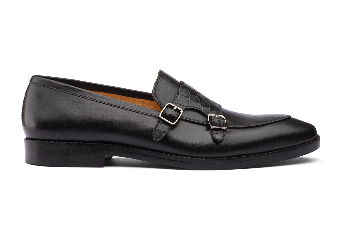 WESSEX - BLACK LEATHER SHOES