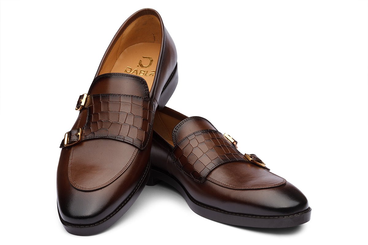 WESSEX - CHESTNUT BROWN LEATHER SHOES