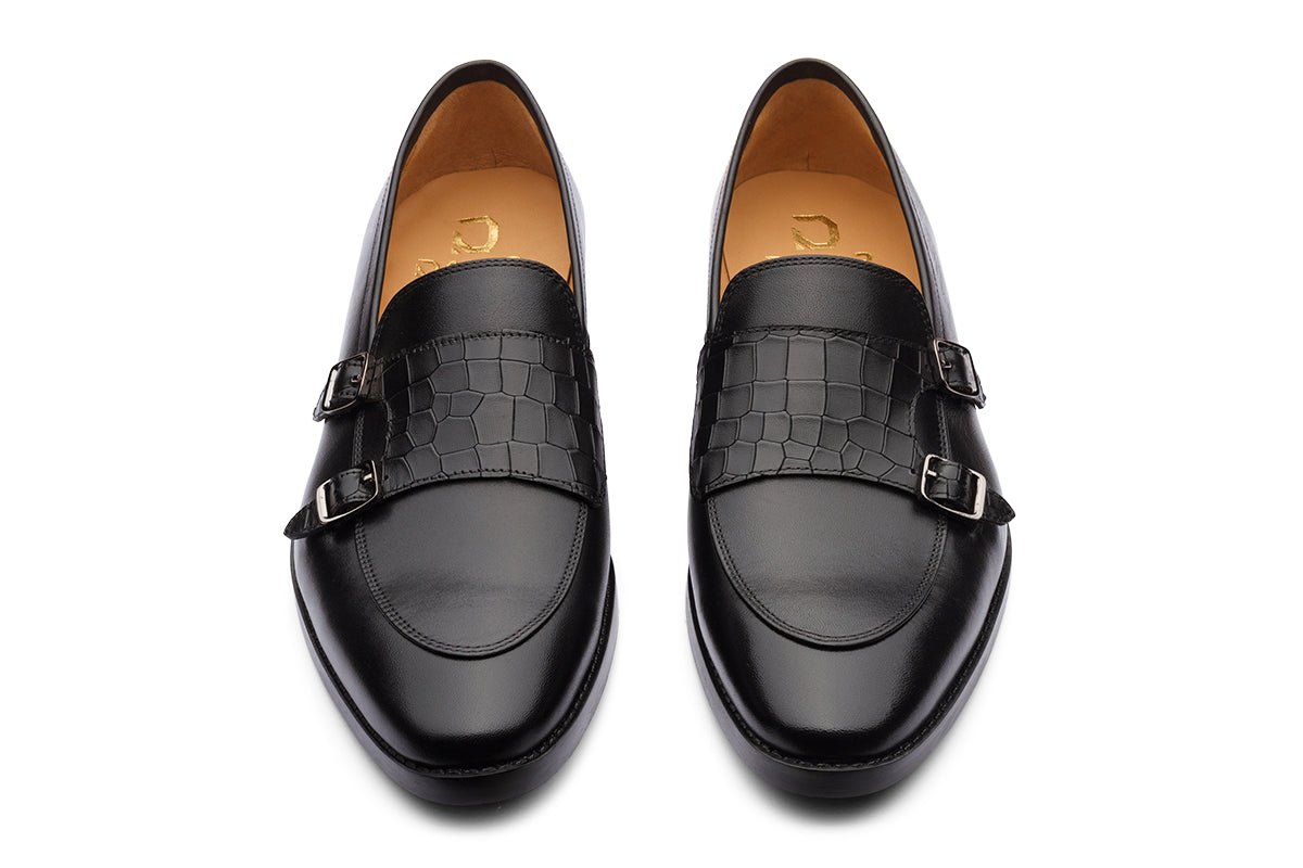 WESSEX - BLACK LEATHER SHOES