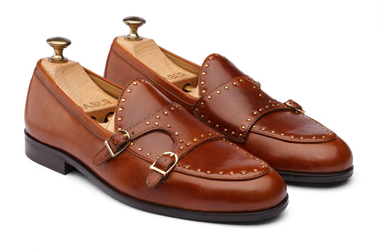 HARALD - WOODBERRY TAN PATINA LEATHER SHOES