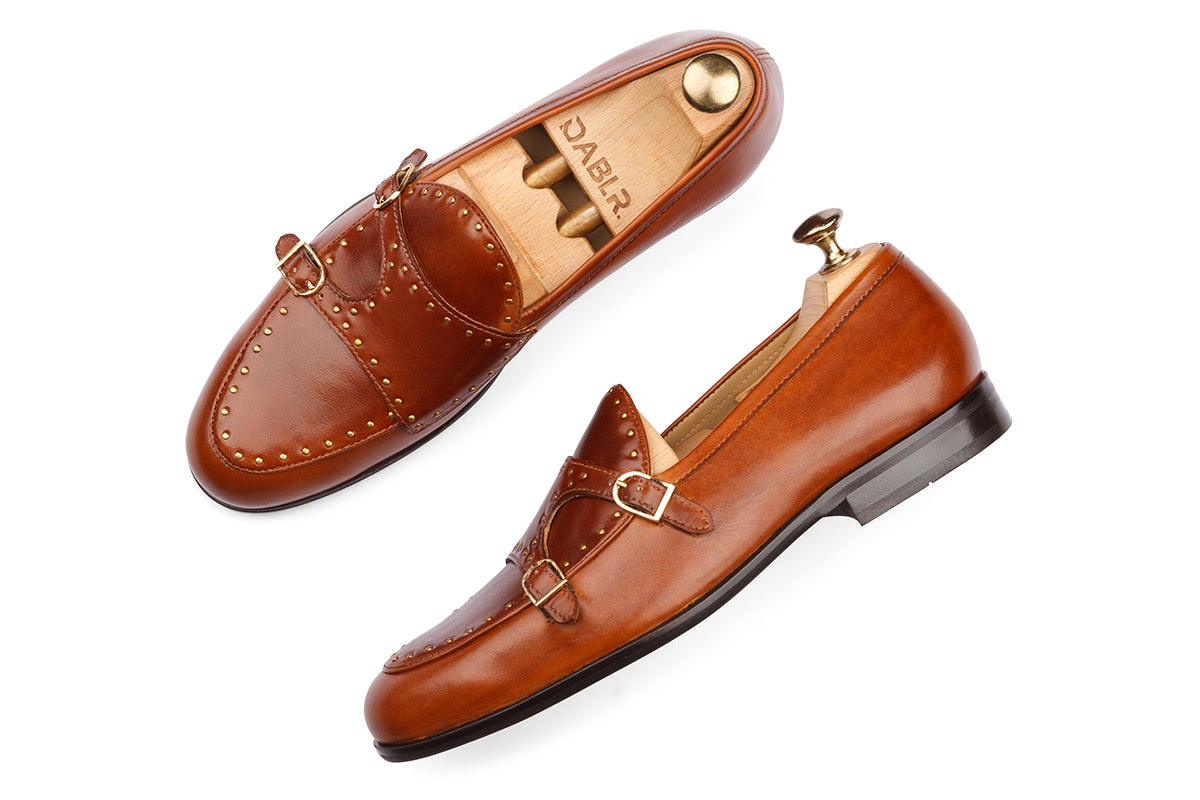HARALD - WOODBERRY TAN PATINA LEATHER SHOES