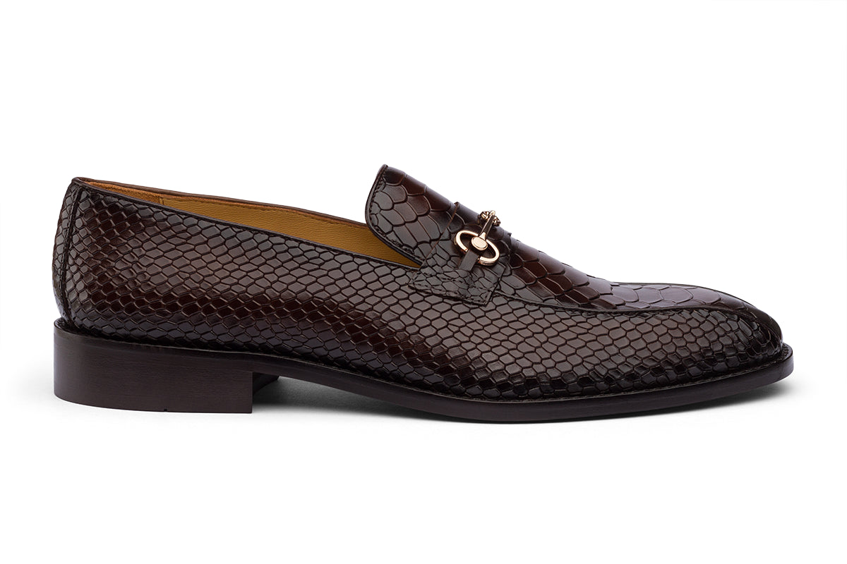 OSLO - CHESTNUT BROWN LEATHER SHOES