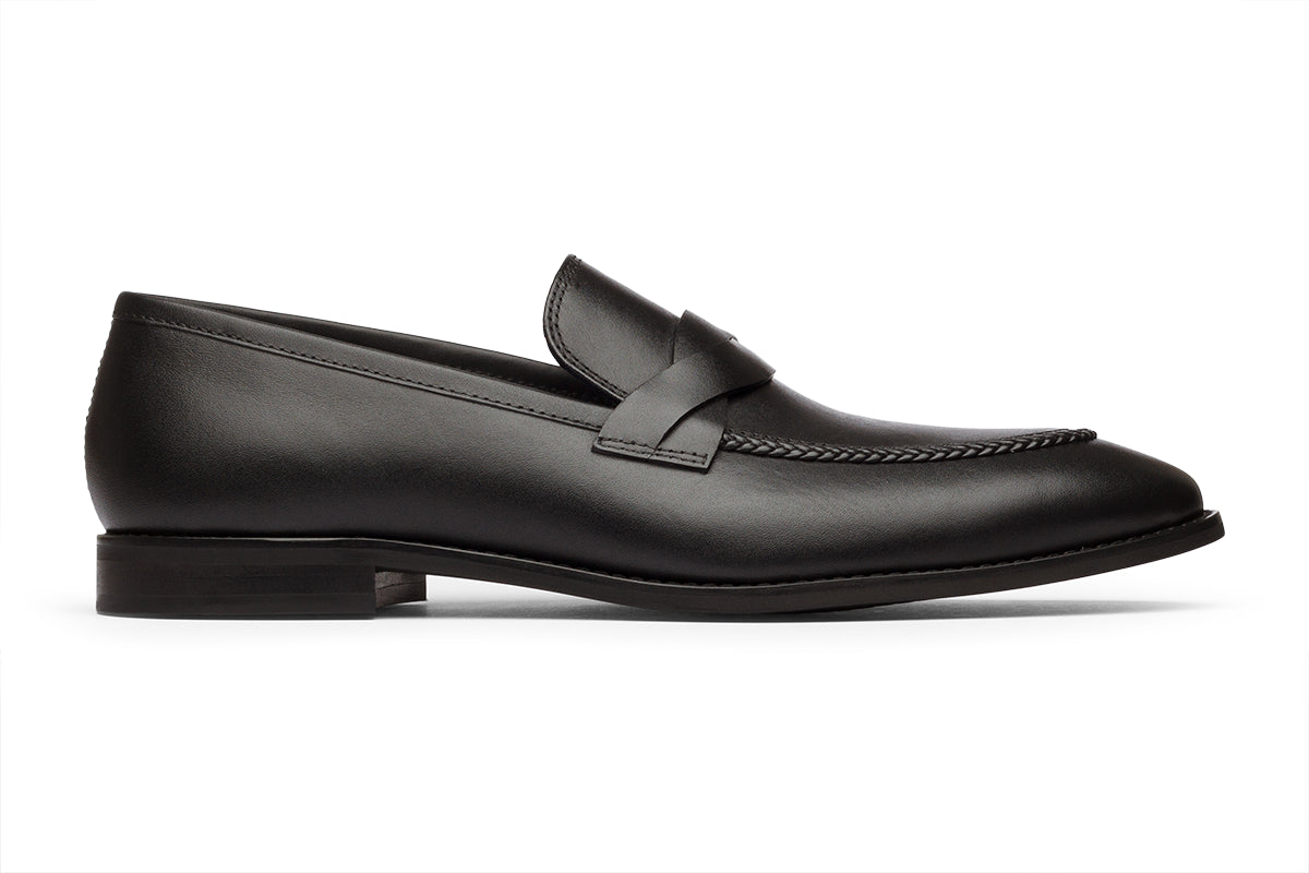 CULLMAN - BLACK LEATHER SHOES