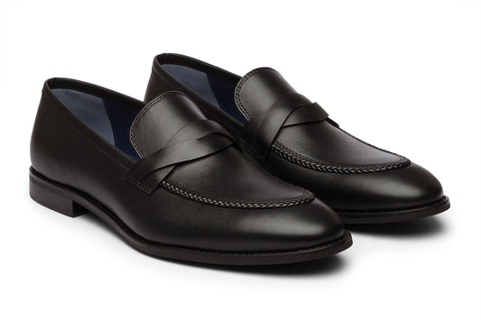 CULLMAN - BLACK LEATHER SHOES