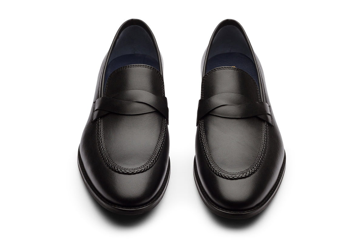 CULLMAN - BLACK LEATHER SHOES