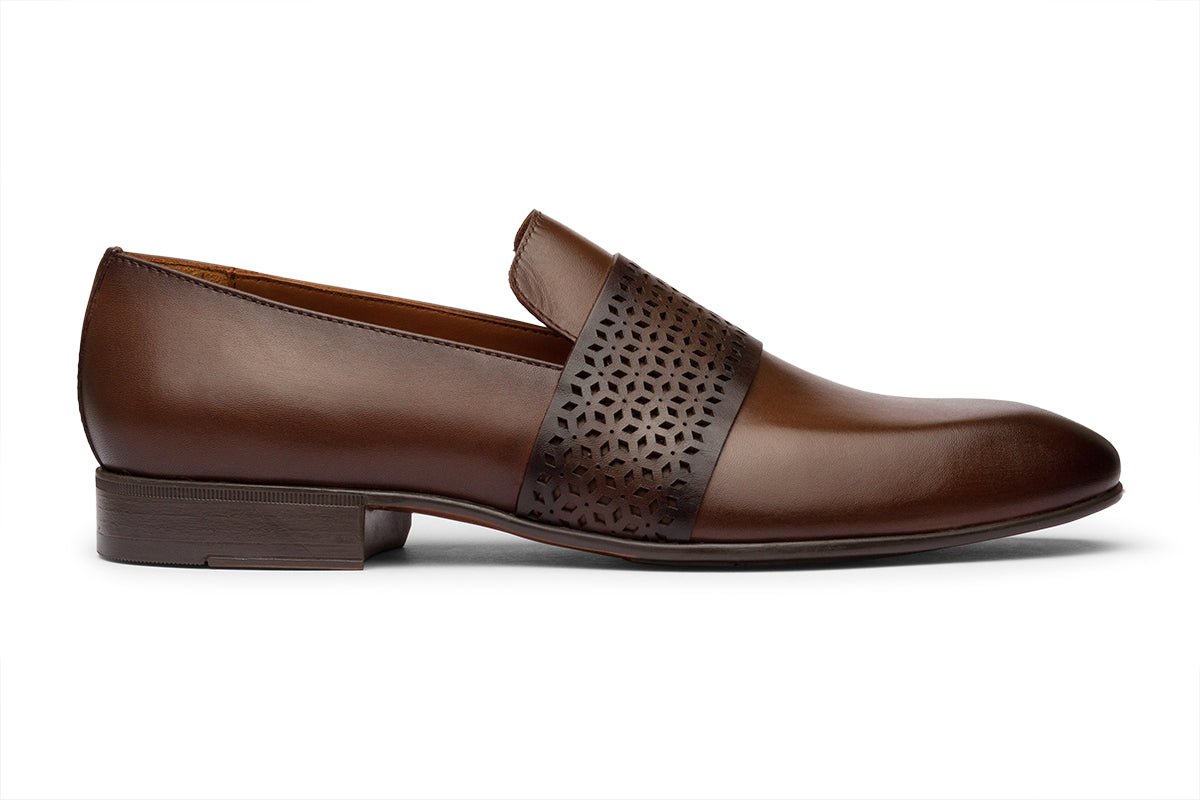 KIEV - CHESTNUT BROWN LEATHER SHOES