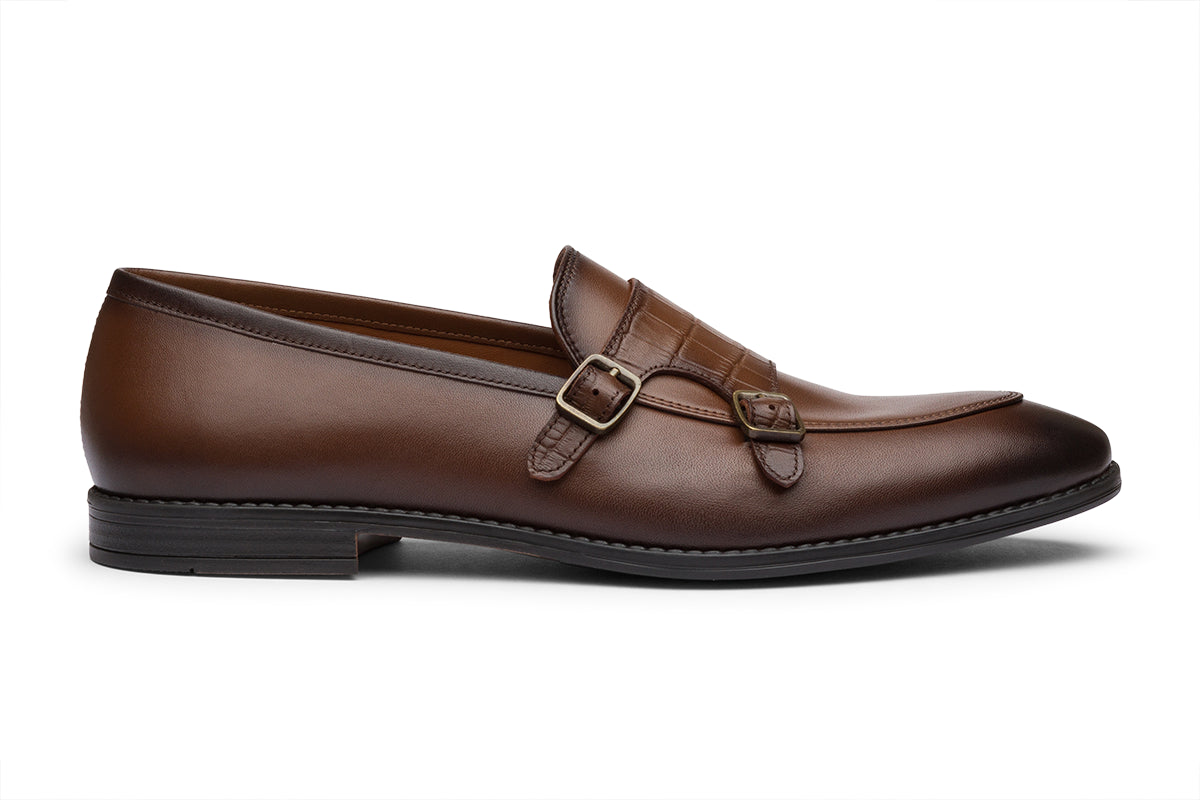 WESSEX - CHESTNUT BROWN LEATHER SHOES