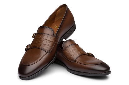 WESSEX - CHESTNUT BROWN LEATHER SHOES