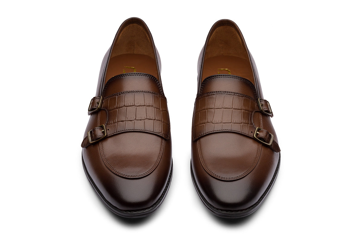 WESSEX - CHESTNUT BROWN LEATHER SHOES