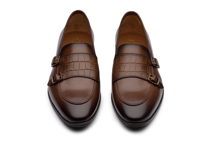 WESSEX - CHESTNUT BROWN LEATHER SHOES