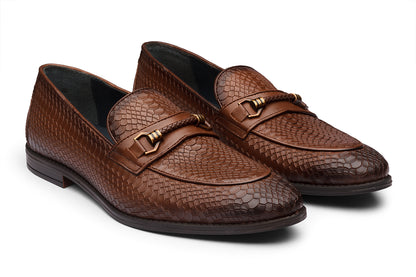 MINSK - CHESTNUT BROWN LEATHER SHOES