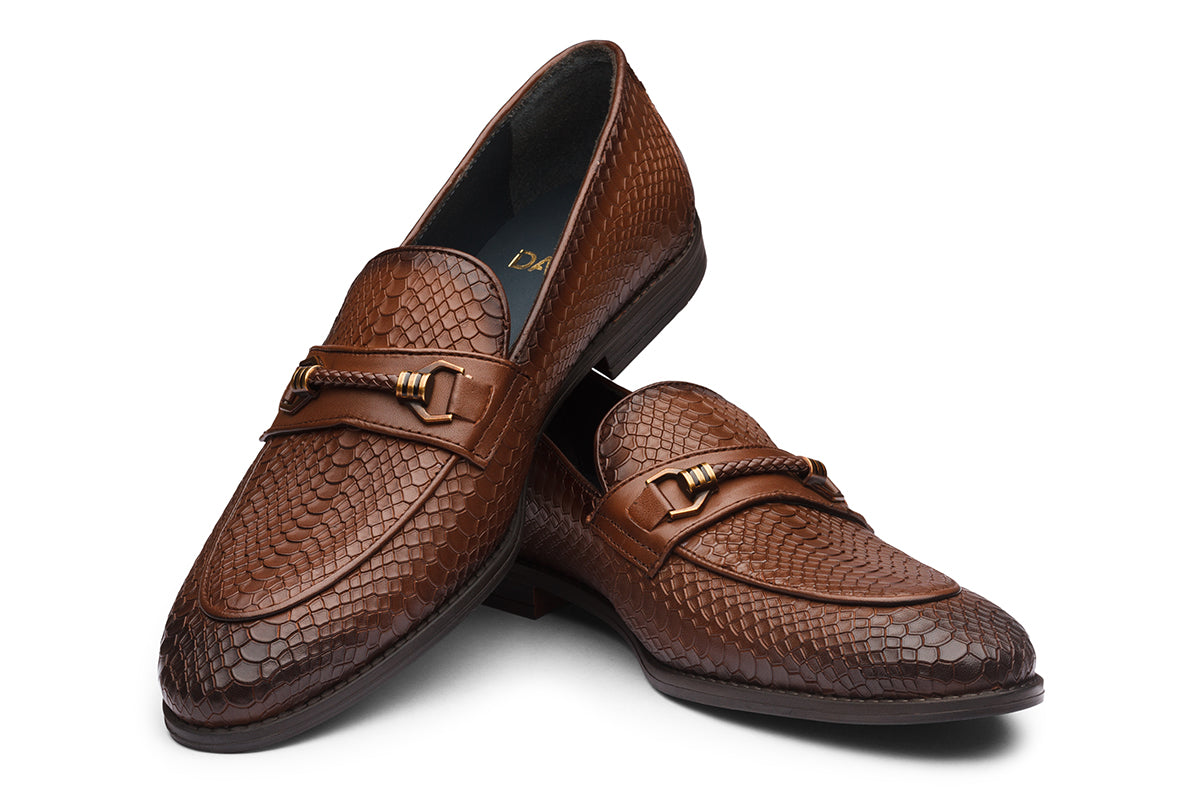 MINSK - CHESTNUT BROWN LEATHER SHOES