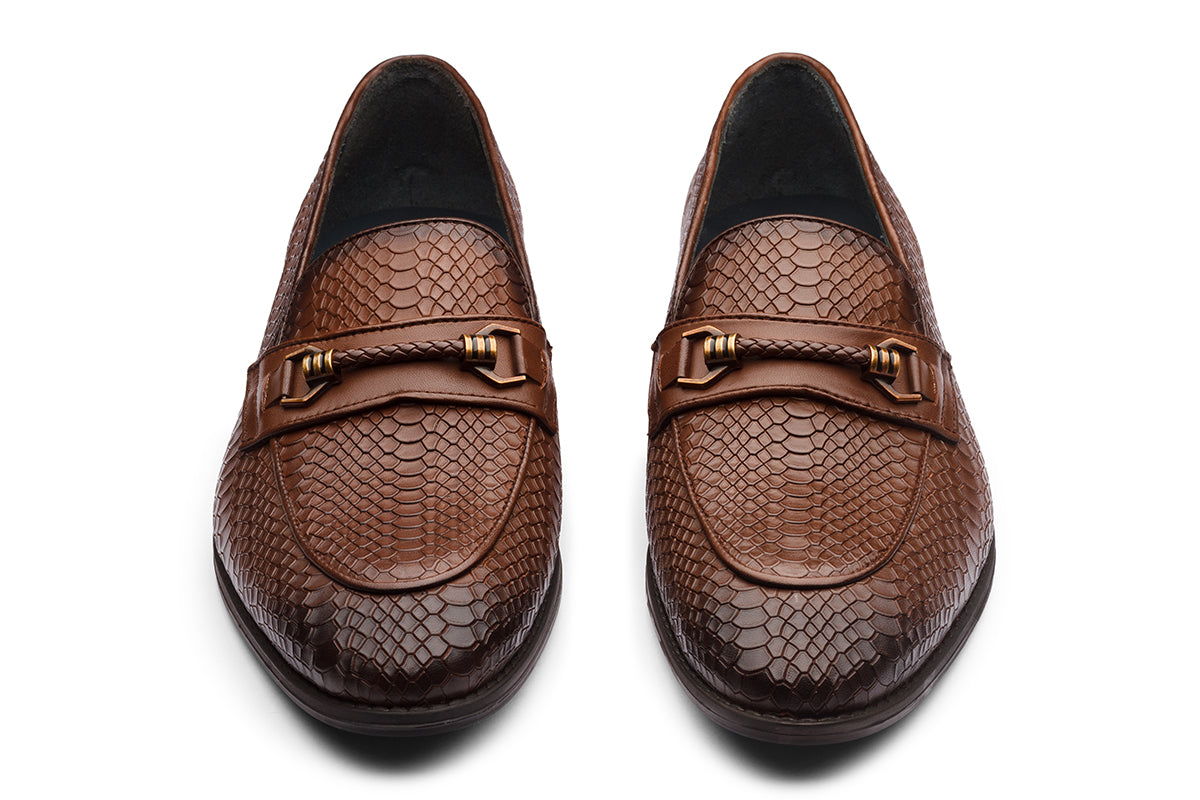 MINSK - CHESTNUT BROWN LEATHER SHOES