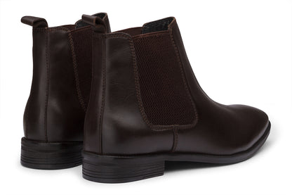 CHELSEA BOOTS - BROWN LEATHER SHOES